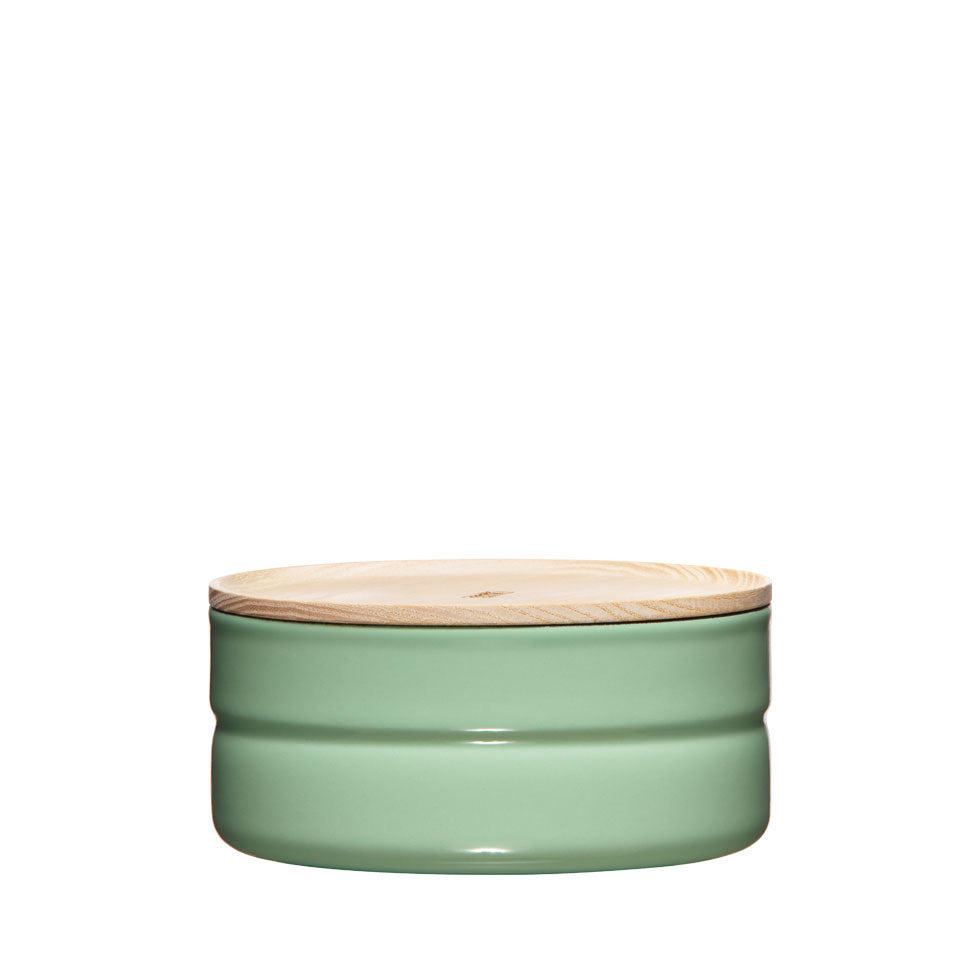 Green RIESS Porcelain Enamel Food Storage Container