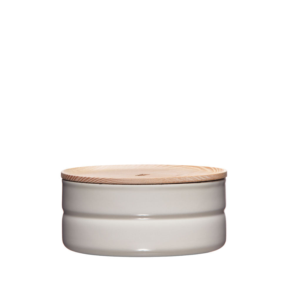 White RIESS Porcelain Enamel Food Storage Container