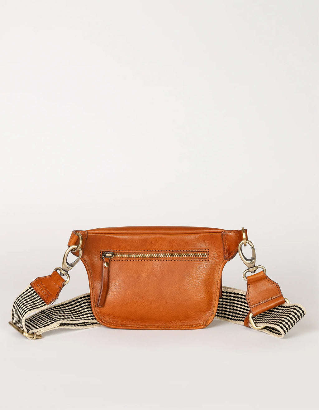 Beck's Leather Bum Bag Cognac Stromboli Leather