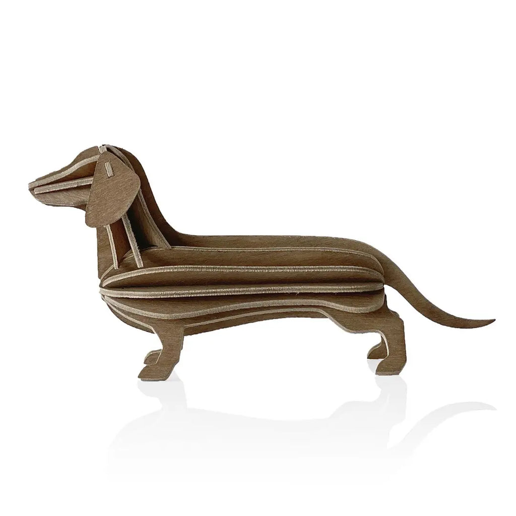 Lovi Dachshund 12 cm brown left