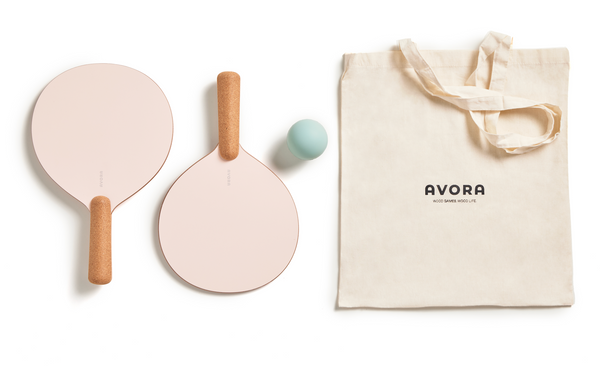 handmade beach paddle ball sets