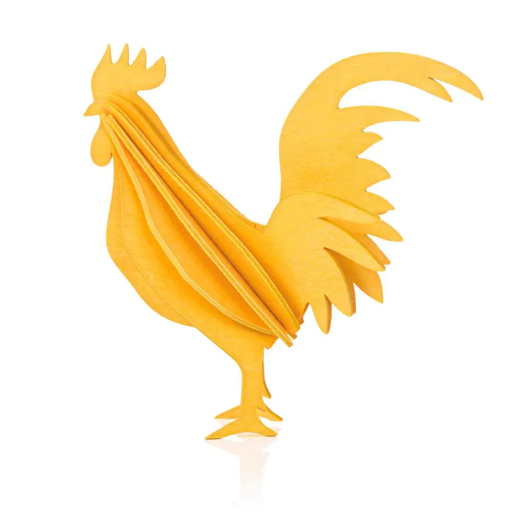 lovi rooster warm yellow