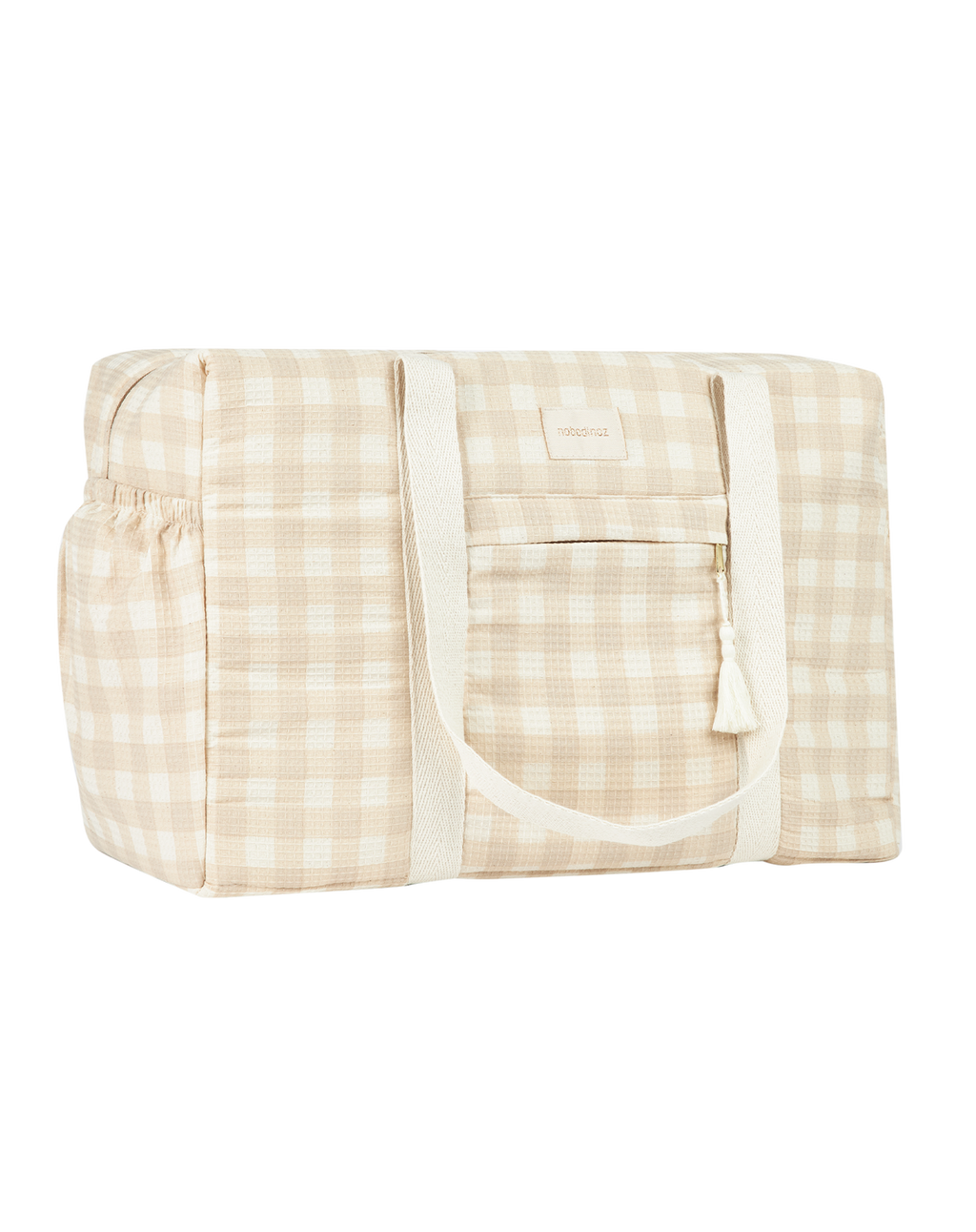 Opera Waterproof Maternity Bag, Ivory Checks