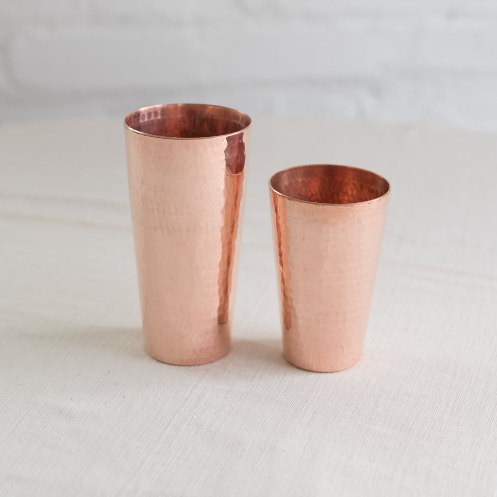 copper boston shaker - hammered copper shaker - modern bar shaker - modern cocktail shaker - Sertado copper shaker - recycled copper cocktail shaker - Sertado copper