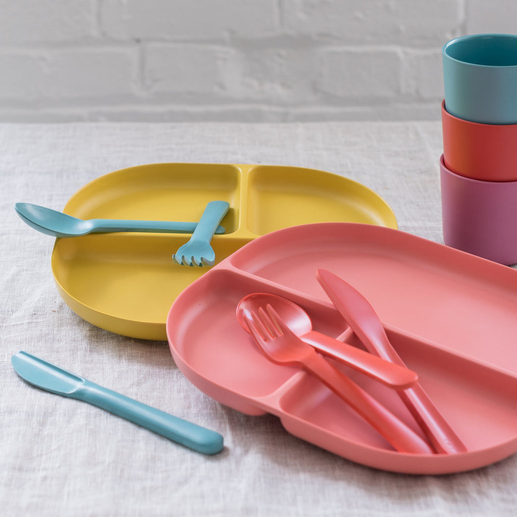 ekobo divided plate - ekobo plate - eco-composite