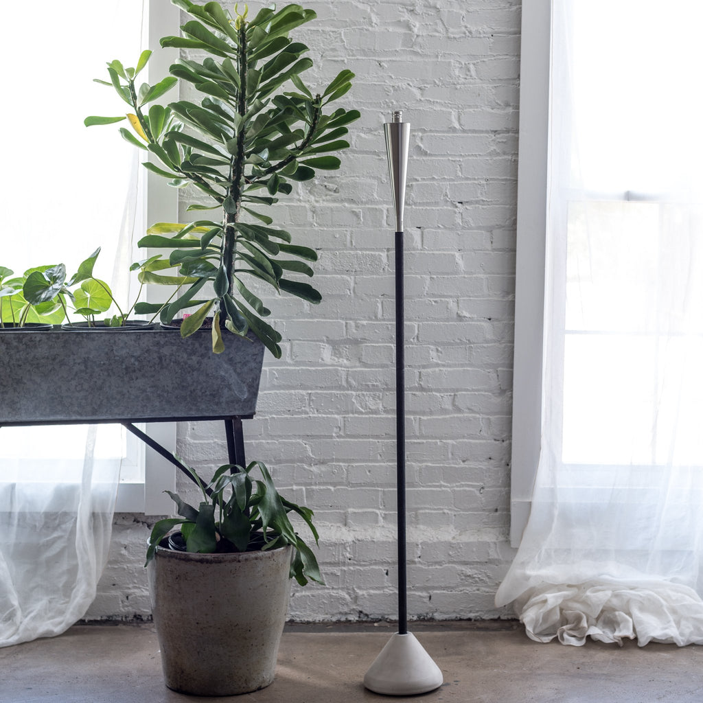 monto torch base - blomus torch base - torch base - outdoor dining -