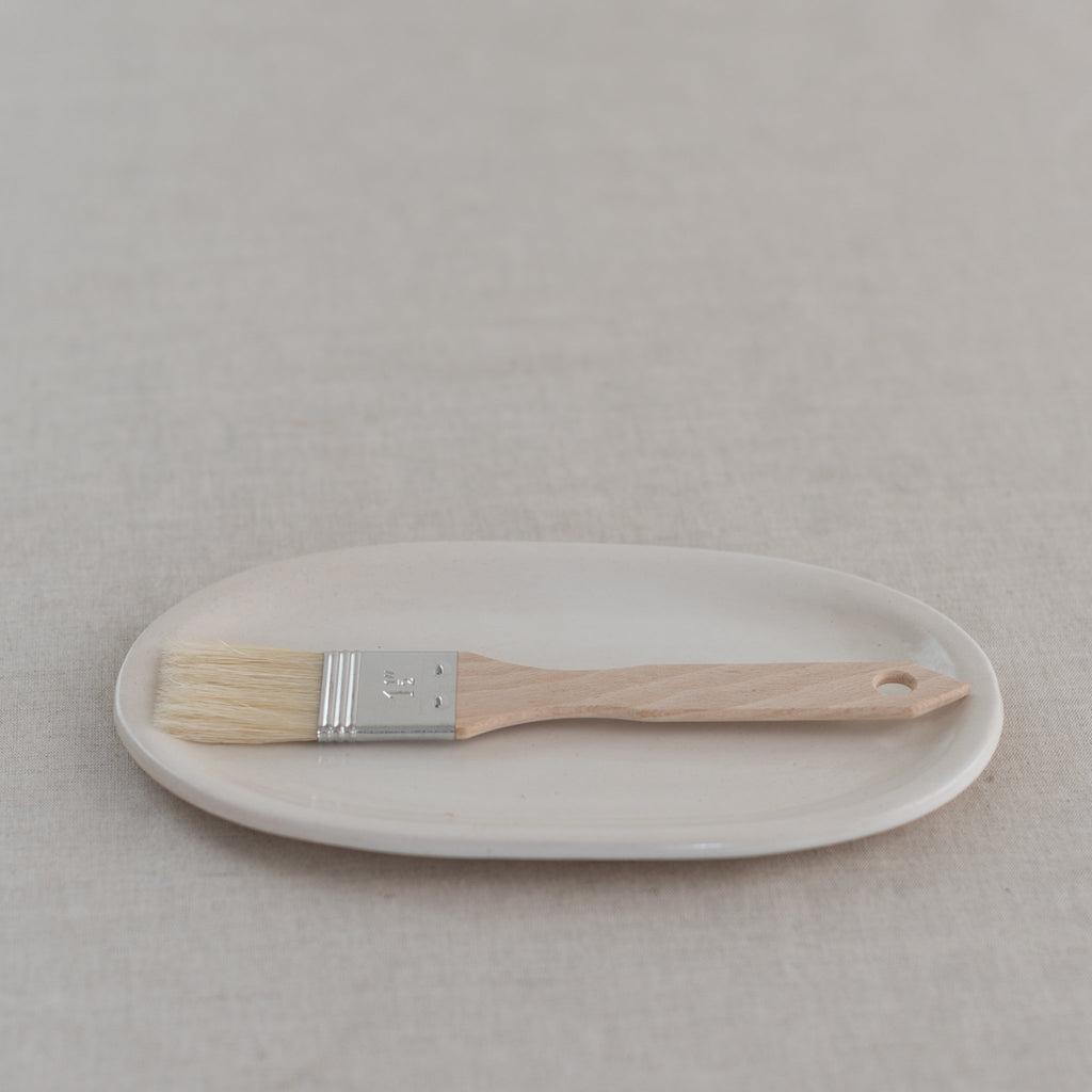 flat baking brush  - baking brush - boar bristle baking brush