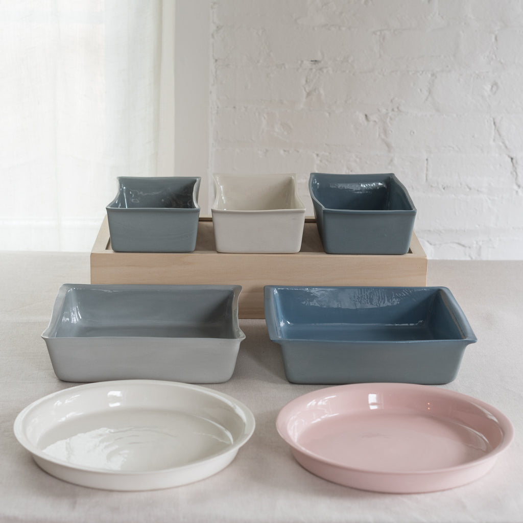 Various Mud Australia porcelain baking dishes