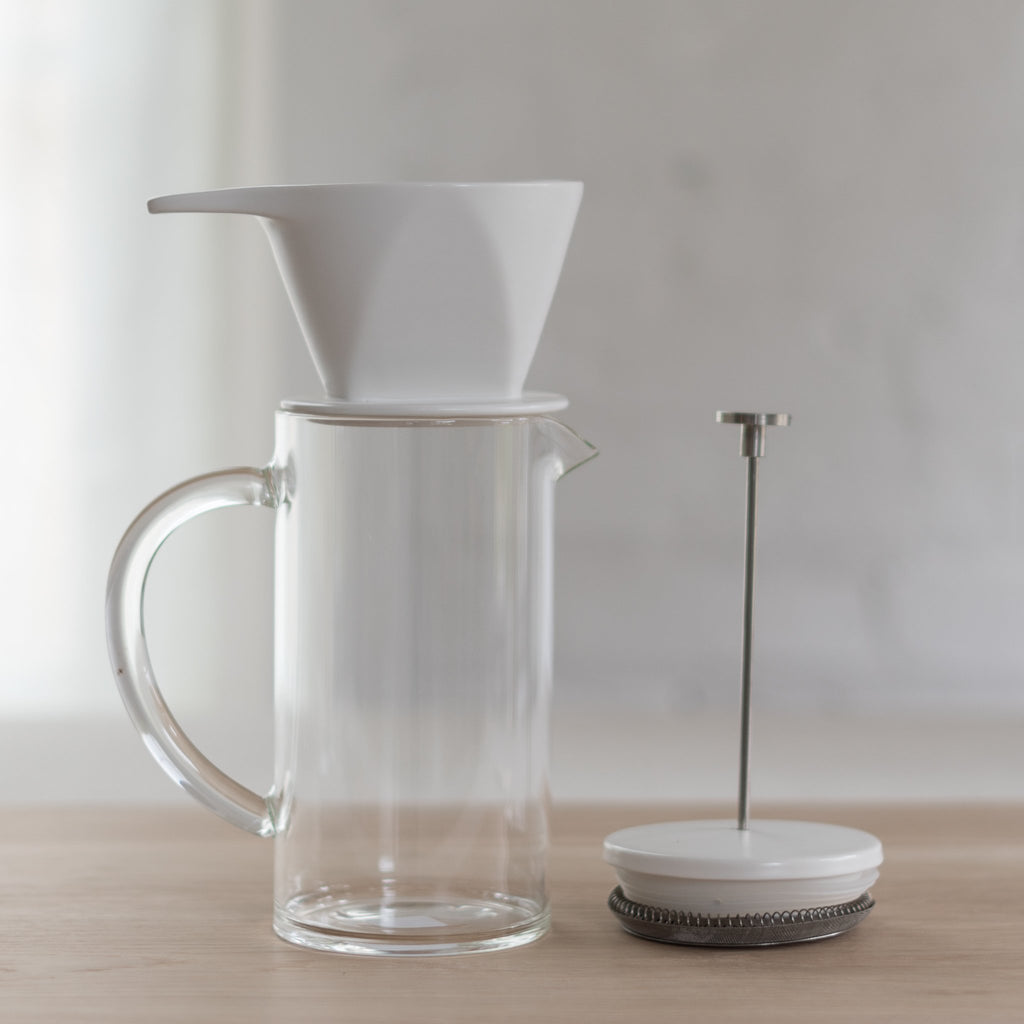 W&p pour press - pour over - french press- three piece set - w&p design