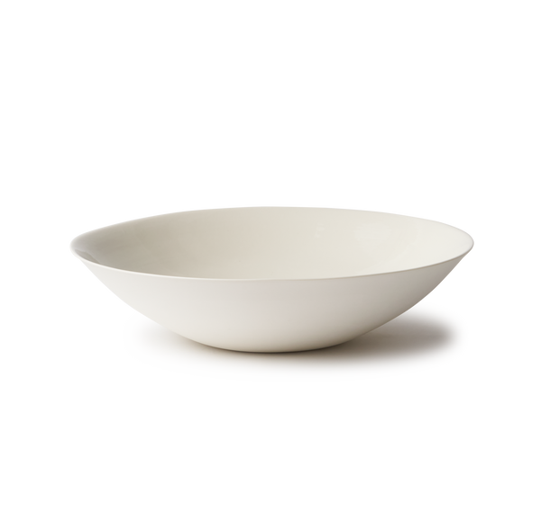 large handmade porcelain salad bowl