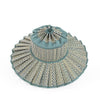 Decorative Lorna Murray Burano Capri Sun Hat with a blue top on a white background