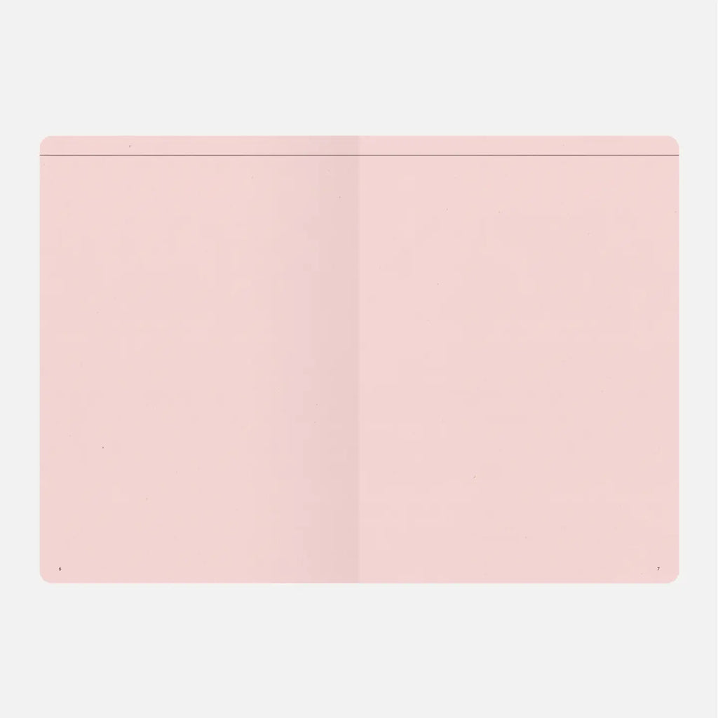 Rectangular pink object on a light gray background