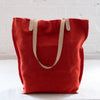 canvas bag - tote - purse - handmade bag - made in usa - beach bag 