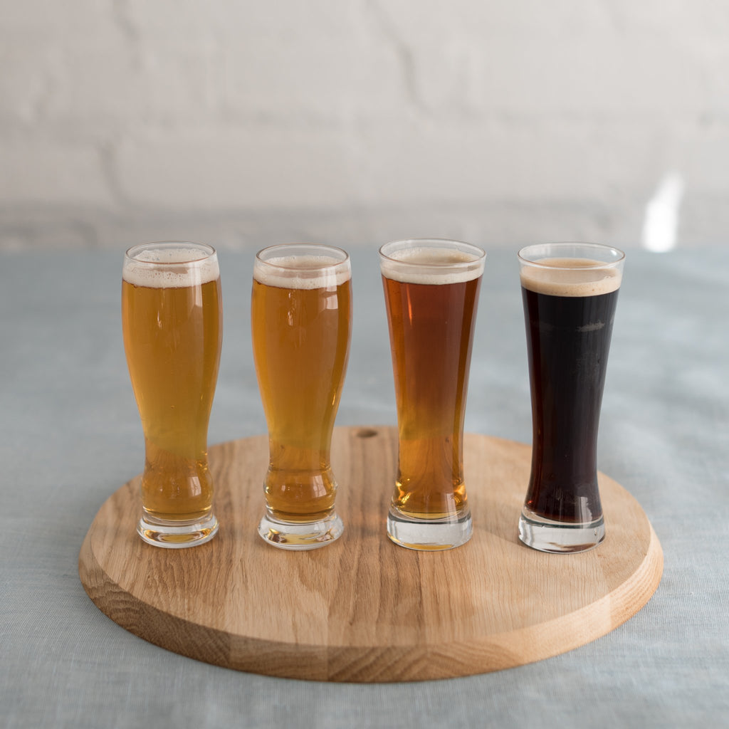 beer tasting glass- beer flight glass- flared beer flight glassware - 4 ounce beer glass