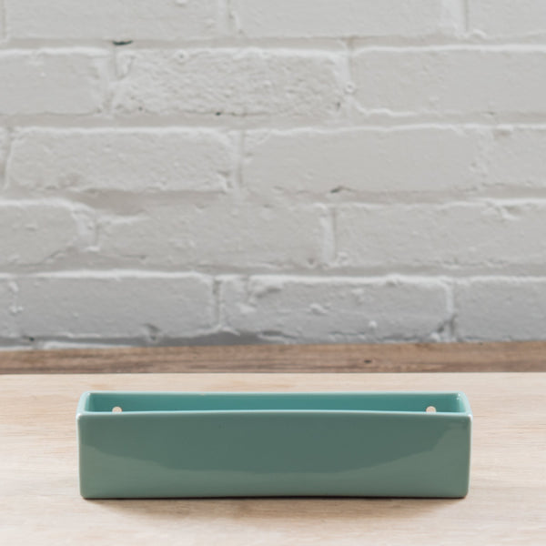 chive planter - plant wall brick - wall brick - wall planter - cobalt - seafoam - gray