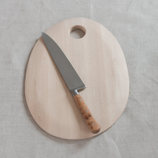 organic maple cutting board - organic maple board - cutting board - maple board - hawkins new york