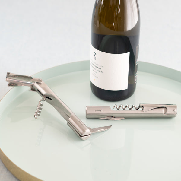 stainless steel-waiter knife-corkscrew-wine key-sommlier-waiter's tool-wine key-barware-bartending-wine knife-Blomus